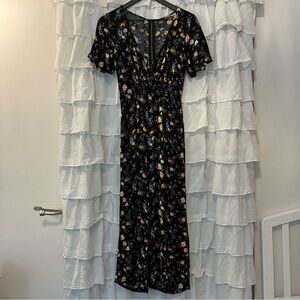 Wild Fable Floral Maxi Romper w/ Zipper Back - Size XS